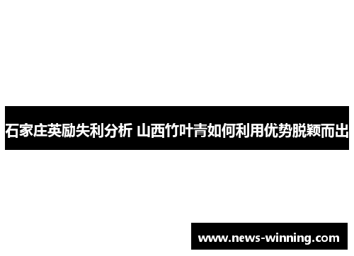 石家庄英励失利分析 山西竹叶青如何利用优势脱颖而出